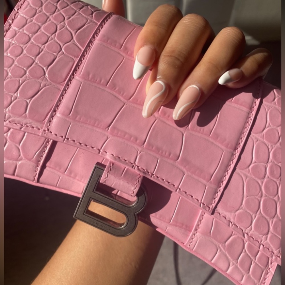 Balenciaga Hourglass Chain Wallet